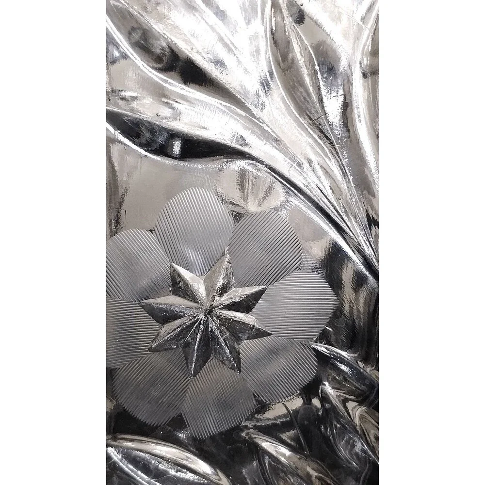 ABP Harvard  Daisy Design Glass Cyclinder Vase 15 Point Star Point Base 10